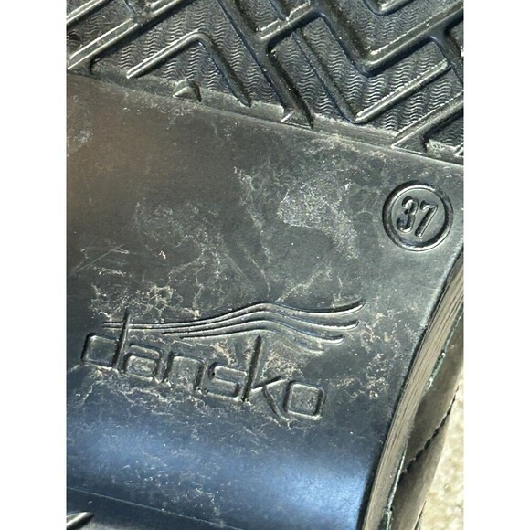 Dansko Shoes Women's Size (37) 6.5 Black Professional Clogs Shoes - Picture 11 of 12